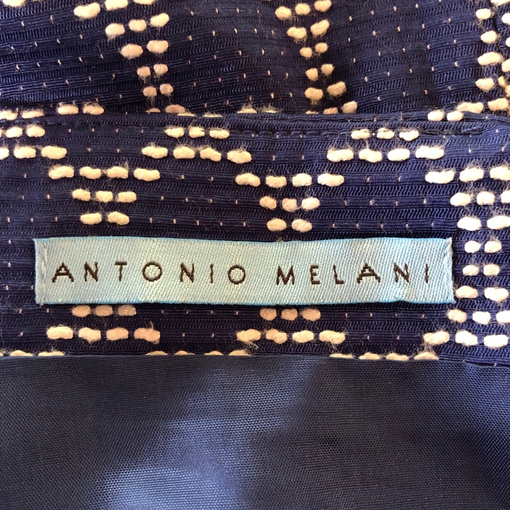 Antonio Melani Geometric Lined Pencil Skirt (14) - Picture 6 of 17